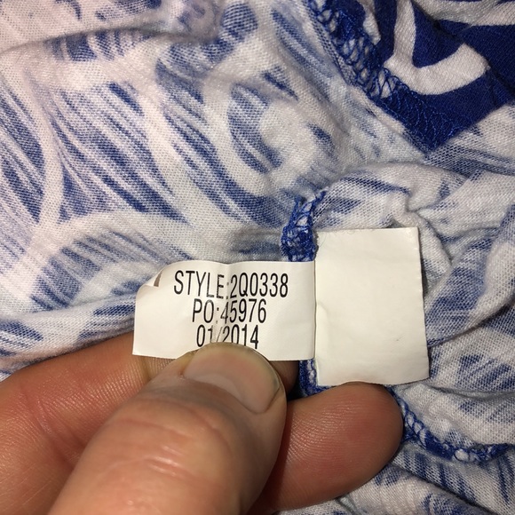 Vineyard Vines Swimsuit Cover-Up Cotton Jersey Dress, size XL - Picture 7 of 11